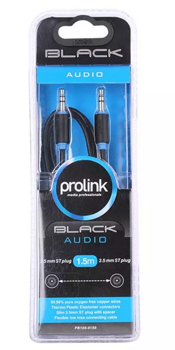 PB105-0150 PROLINK JACK 3.5mm - JACK 3.5 mm - 1,50m
